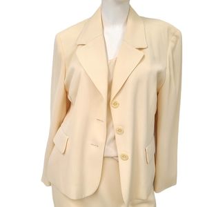 Vintage Nygard Collection Cream 3 Piece Suit size 8/10
